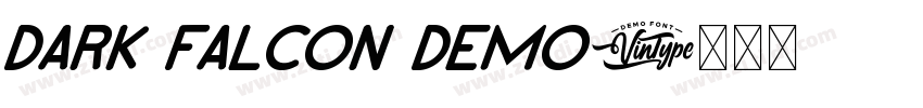 Dark Falcon Demo字体转换